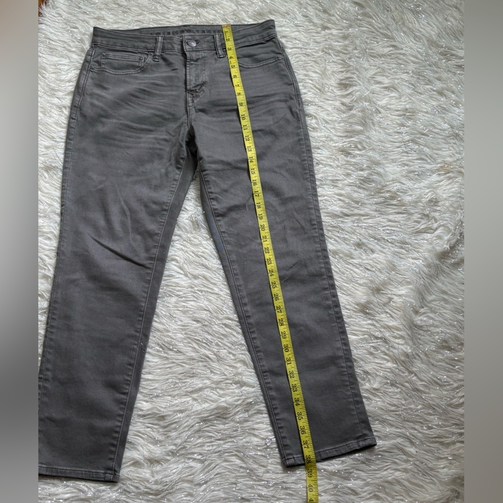American Eagle Men’s AirFlex Athletic Fit Low waisted Gray Jeans Size 30x30 - Picture 13 of 16